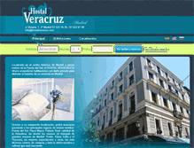 Tablet Screenshot of hostalveracruz.com